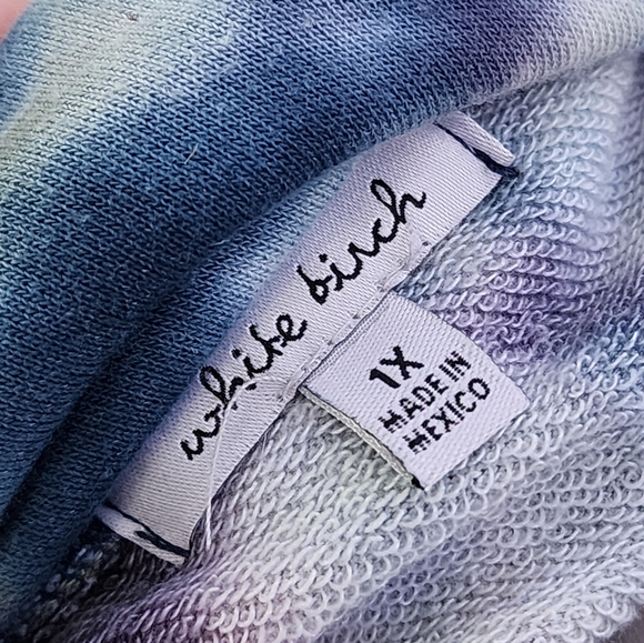 WHITE BIRCH Tie-dye Pullover Sweatshirt Adult 1X - Picture 5 of 7